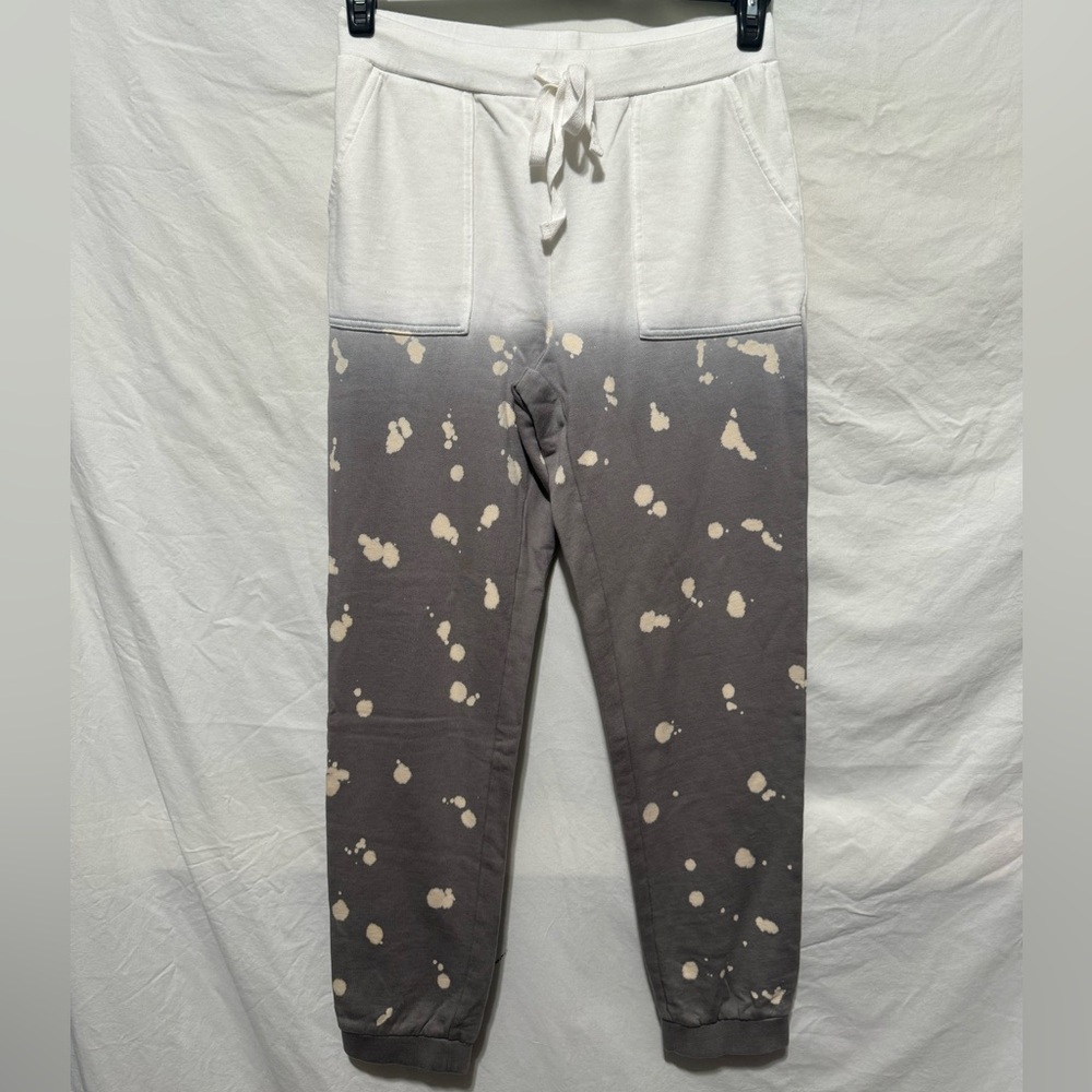 Bobi Los Angeles Acid Wash Splatter Print Jogger Sweatpants Brand NWT - Size S